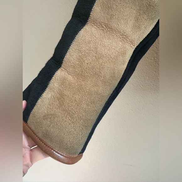 Cawley Studio Avis Sheepskin Stripe Jacket Coat S Handmade in England - Picture 3 of 16